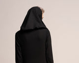 Black Urban Top, Black tops, Urban Clothing, Women's Hoodie  top, Loose Black Shirt, Long Sleeve Top, Tops For Women, Hoodie top, Black Tops