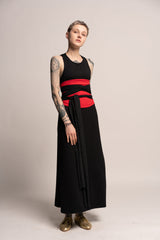 Red Obi belt, Grey women's belt, High waist belt,  Bohemian sash, Extra long Wide belt, Women's Belt, Wrap Belt, Waist Tie Belt, Wide belt