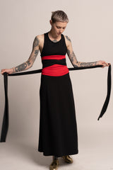 Red Obi belt, Grey women's belt, High waist belt,  Bohemian sash, Extra long Wide belt, Women's Belt, Wrap Belt, Waist Tie Belt, Wide belt