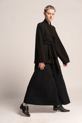 Japanese Kimono, Boho Kimono, Black Kimono Cardigan, Woman's Kimono Top, Wrap Top, Black Urban Clothing, Long Sleeve Lycra kimono