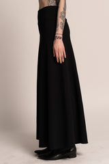 Flare Pants, Black Pants, Skirt pants, Boho flare Pants, Wide leg pants, Bell Bottoms, Women's  Black Flare Trousers, Black wide leg pants