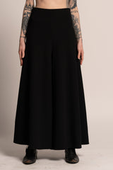 Flare Pants, Black Pants, Skirt pants, Boho flare Pants, Wide leg pants, Bell Bottoms, Women's  Black Flare Trousers, Black wide leg pants