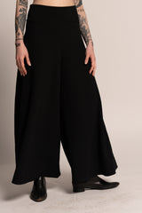 Flare Pants, Black Pants, Skirt pants, Boho flare Pants, Wide leg pants, Bell Bottoms, Women's  Black Flare Trousers, Black wide leg pants