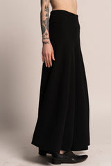 Flare Pants, Black Pants, Skirt pants, Boho flare Pants, Wide leg pants, Bell Bottoms, Women's  Black Flare Trousers, Black wide leg pants
