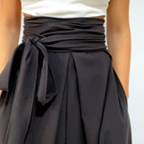 Flare Black Hakama style Pants, Skirt pants, Boho flare Pants, Wide leg pants, Women's Black Flare Trousers, Black wide leg pants