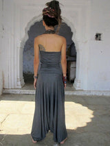 Grey Jumpsuit, Strapless Jumpsuit, Women's Harem Jumpsuit,  Burning Man Clothing, Women's Clothing, Boho Chic Jumpsuit, Grey Harem Pants