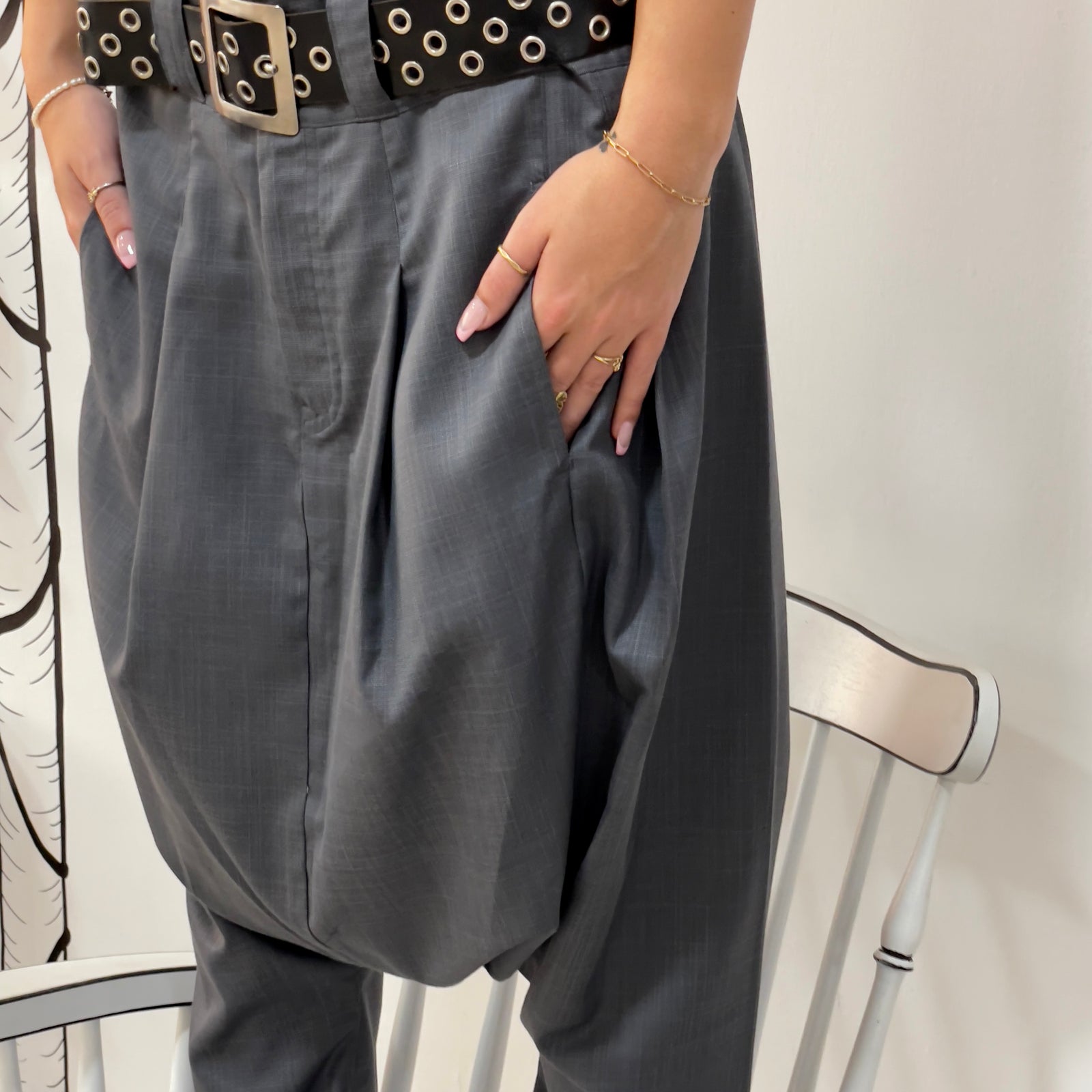 Blue Drop Crotch Pants – Urbanic Tribe by Charu