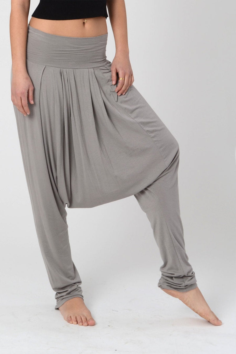 Women's Cotton Linen Wide Leg Pants Elastic High Waisted Harem Trousers for  Casual Solid Color Loose Trousers at Amazon Women's Clothing store