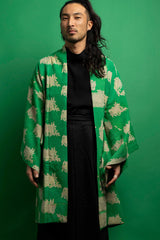 Colorful Upcycled Quilt Haori Coat